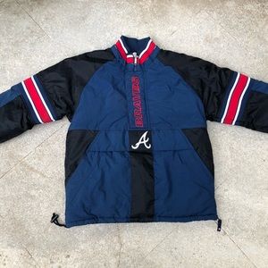 Vintage Starter Braves Puffer Jacket